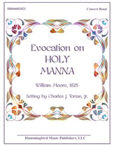 Evocation on HOLY MANNA Concert Band sheet music cover